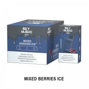 8000Puffs Disposable Pod Sky Magic 15ML Eliquid dengan Baterai 500mah